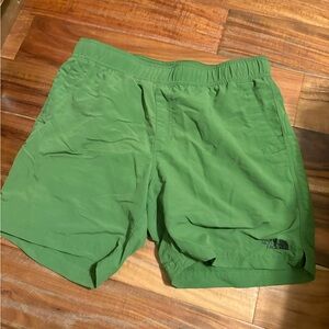 The North Face Men’s Green Athletic Shorts Lined Size Medium